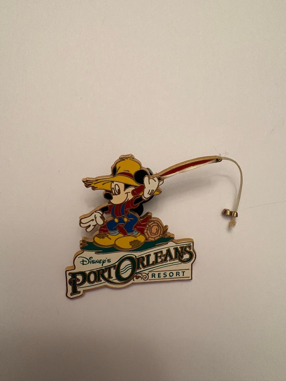 Disney  Resorts - Port Orleans Mickey Mouse Fishing at the Bayou Collectors Pin